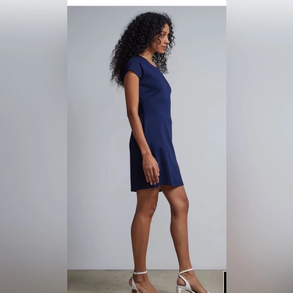 NT&C Twist-Back Shift Dress City Knit Size XL - Picture 3 of 5